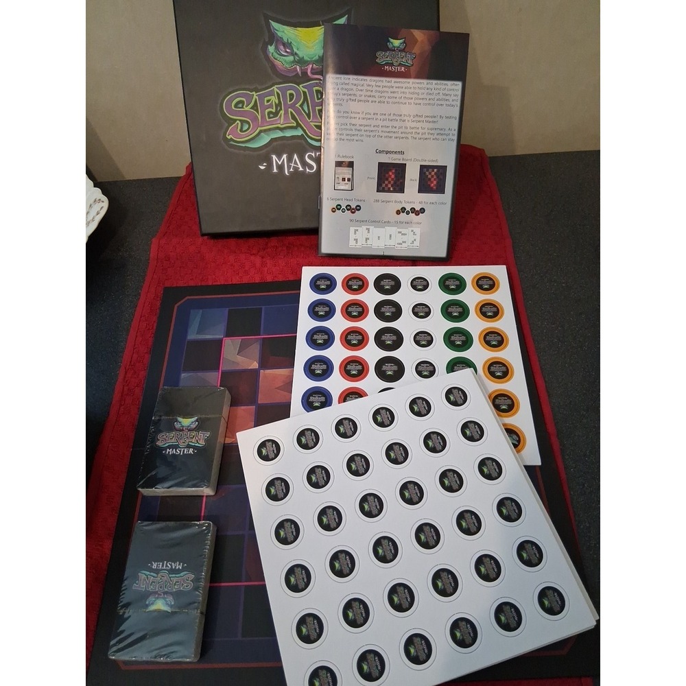 Serpent Master Strategy by Toresh Games (Board Game, 2019) New